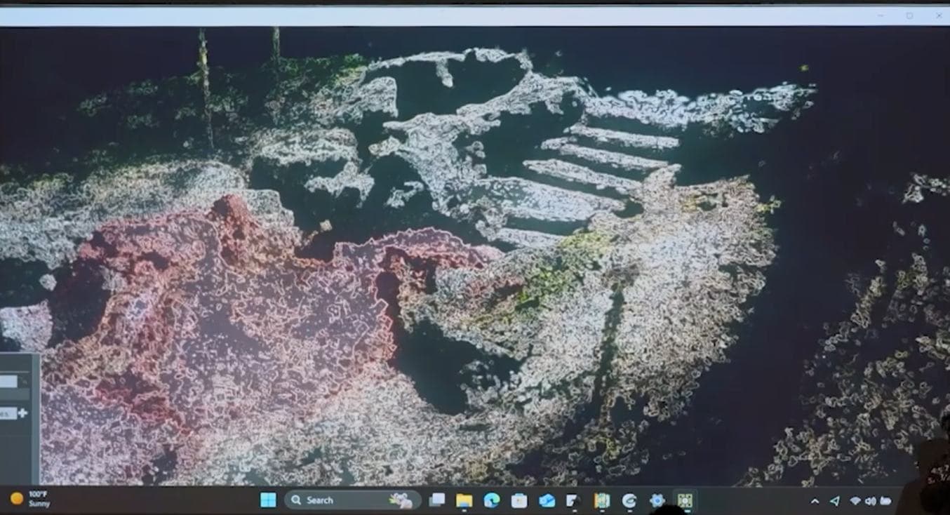 Point-cloud disruption of terrain