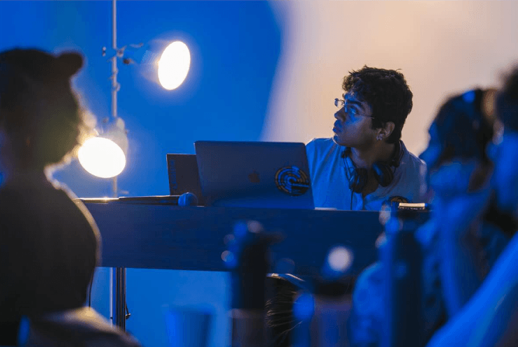 Live A/V performance at the closing showcase