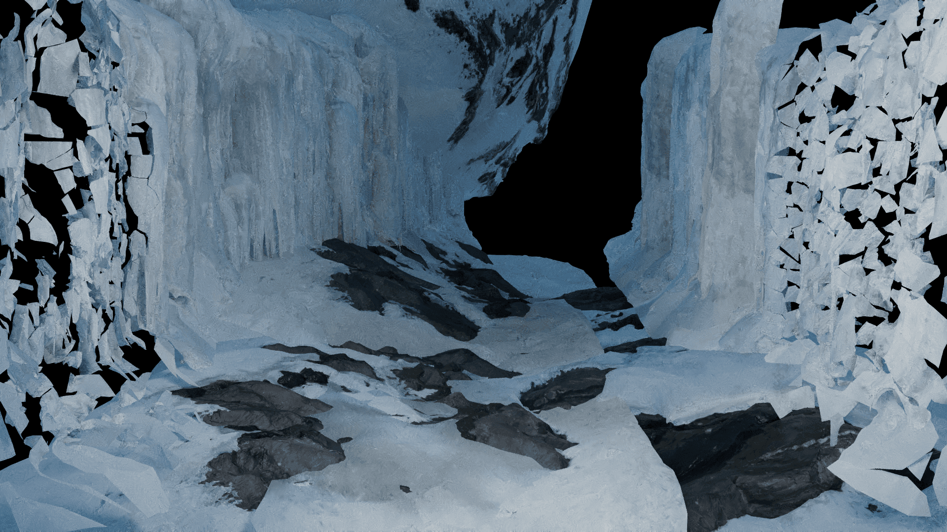 Disintegration exploration 2 in Cinema4D + Redshift (fragments)