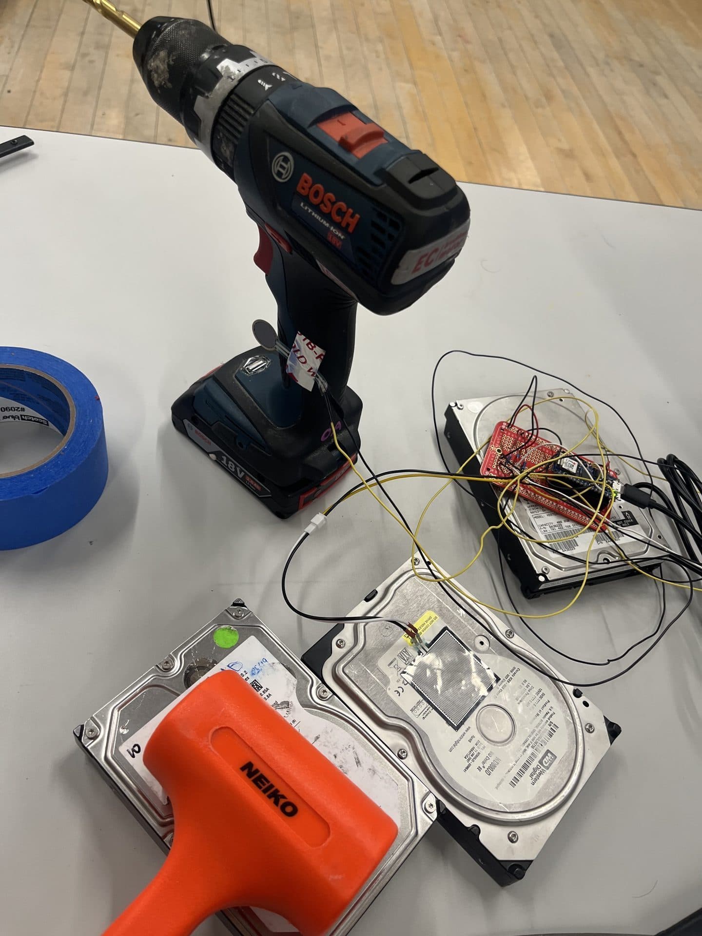 All tools used for performance