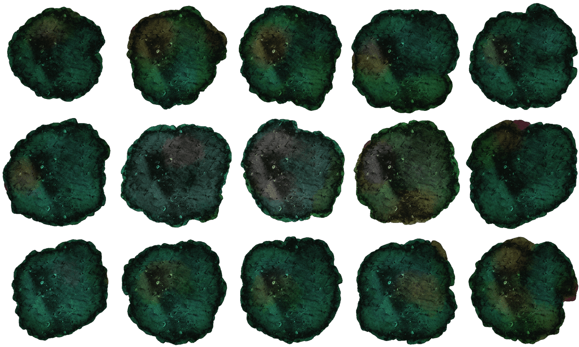 Spritesheet for the hand drawn planet