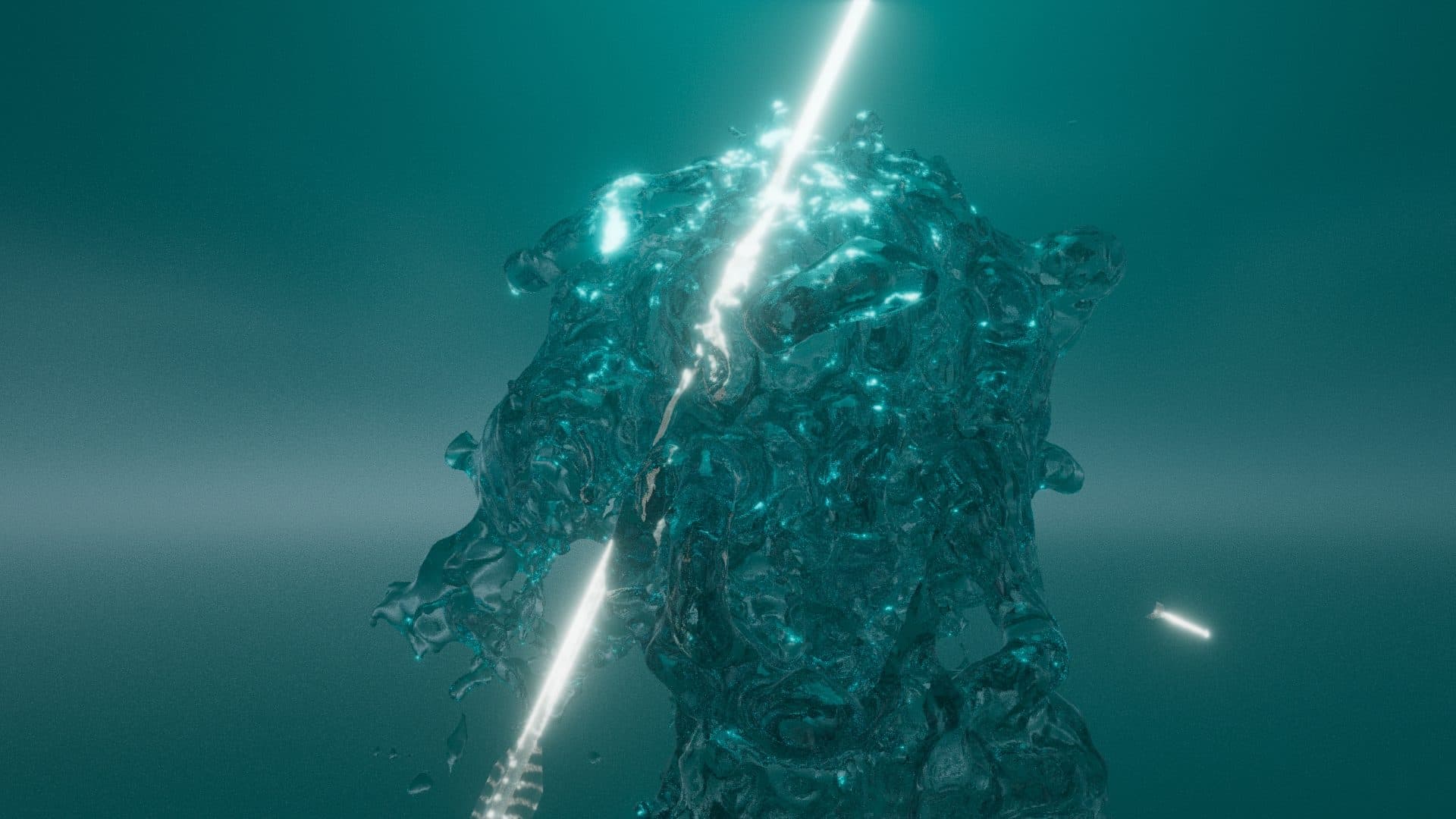 Collider arrow piercing liquid bust