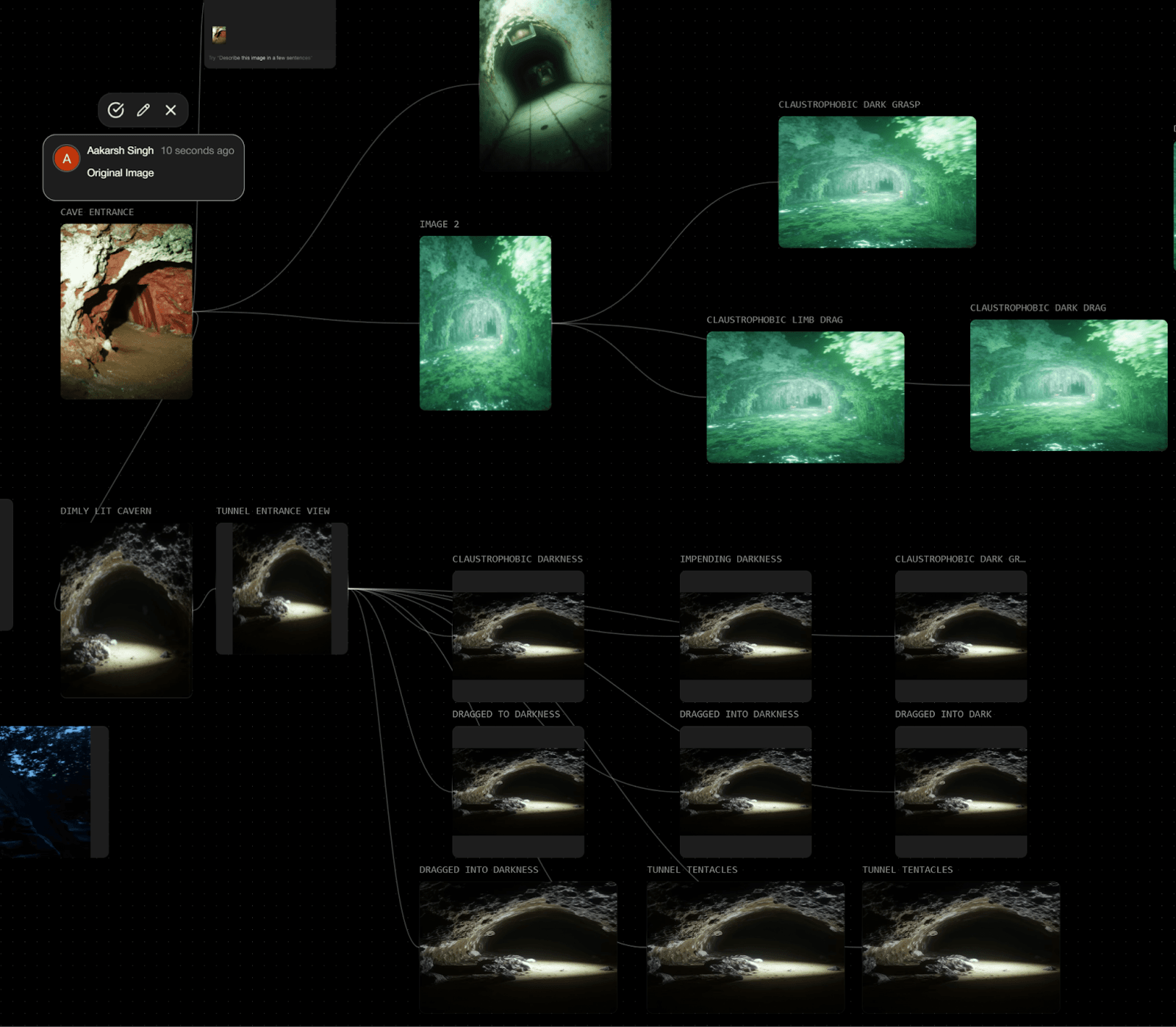 Flora AI web platform used for generating game-like videos from images of the site